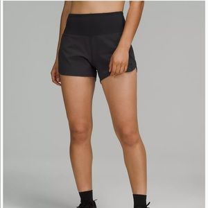 Lululemon Speed Up High-Rise Lined Short 4" - Black